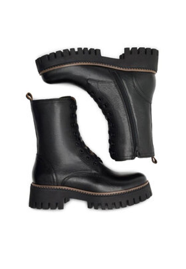 Lasocki Trzewiki ZUMBA WI23-ZUMBA-06 Czarny. Kolor: czarny. Materiał: skóra