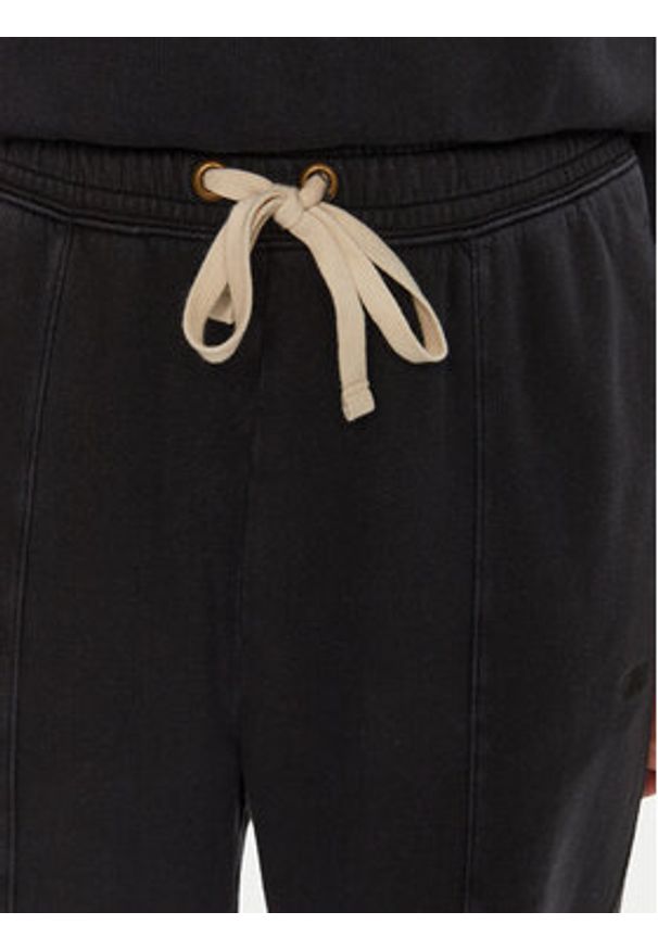 Champion Spodnie dresowe 117638 Czarny Wide Leg. Kolor: czarny. Materiał: bawełna