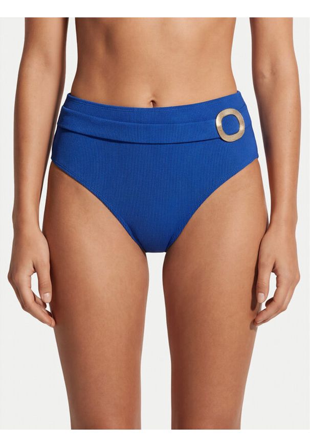 SELMARK - Selmark Dół od bikini BN303 Niebieski. Kolor: niebieski. Materiał: syntetyk