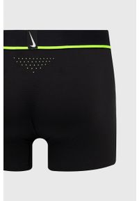 Nike bokserki męskie kolor czarny. Kolor: czarny. Materiał: tkanina, poliester, włókno, skóra #2