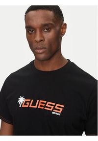 Guess T-Shirt F5GI06 I3Z14 Czarny Regular Fit. Kolor: czarny. Materiał: bawełna