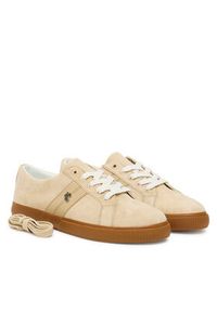Lauren Ralph Lauren - LAUREN RALPH LAUREN Sneakersy Janson II 802868344004 Beżowy. Kolor: beżowy. Materiał: zamsz, skóra