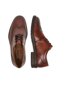 Rieker Półbuty 17620-24 Brązowy. Kolor: brązowy. Materiał: skóra #6
