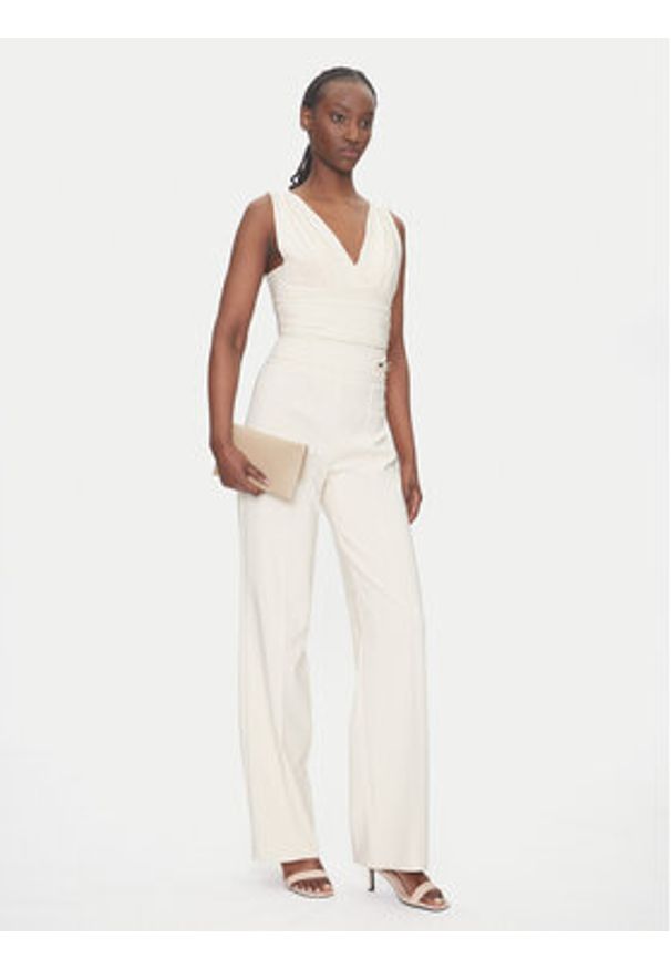 ACCESS FASHION Body 53-2223-391 Écru Slim Fit. Kolor: kremowy. Materiał: syntetyk