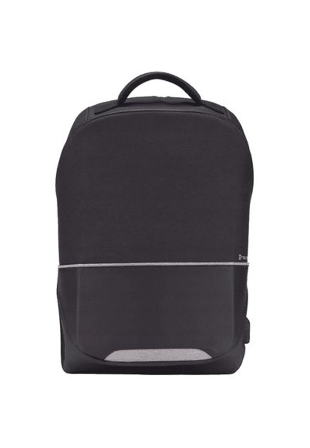 Plecak na laptopa TRACER Metropolitan 15.6 cali Czarny. Kolor: czarny. Materiał: materiał. Wzór: paski