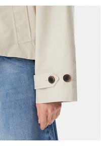 Tommy Jeans Trencz DW0DW21348 Beżowy Regular Fit. Kolor: beżowy. Materiał: bawełna