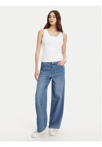 Guess Top W5YP00 KCXJ2 Biały Regular Fit. Kolor: biały. Materiał: syntetyk #4