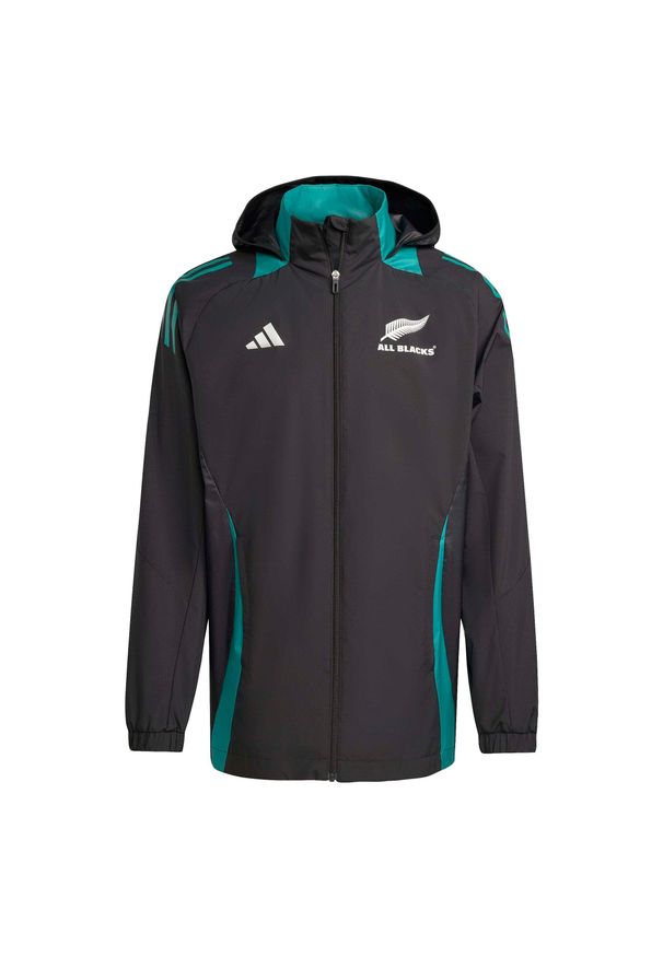 Adidas - Kurtka wodoodporna All Blacks 2025/26. Kolor: czarny