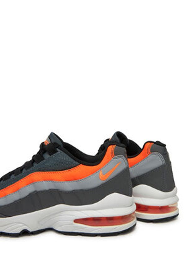 Nike Sneakersy Air Max '95 (GS) 905348 033 Szary. Kolor: szary. Materiał: skóra. Model: Nike Air Max