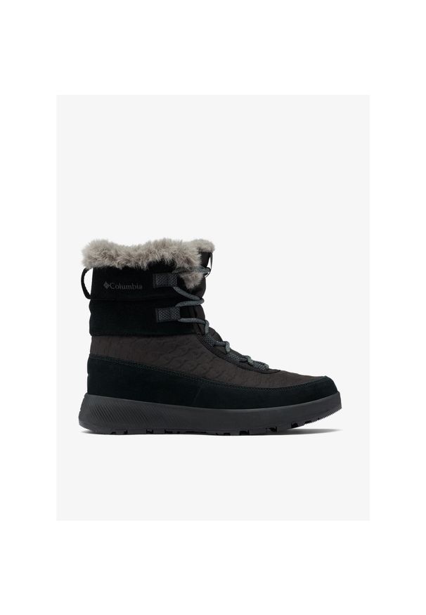 columbia - Buty zimowe damskie Columbia Slopeside Peak Luxe. Kolor: czarny. Sezon: zima. Sport: bieganie