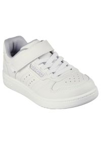skechers - Kapcie SKECHERS QUICK STREET Biały. Kolor: biały. Materiał: syntetyk, tkanina