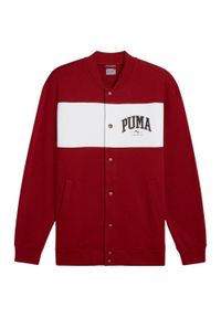 Puma - Męska Kurtka Bomber Squad. Kolor: czerwony. Sport: turystyka piesza #1