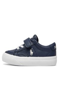 Polo Ralph Lauren Sneakersy RL00029411 T Granatowy. Kolor: niebieski. Materiał: skóra #2