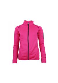 PEAK MOUNTAIN - Kurtka damska Peak Mountain Polarshel Amarowz. Kolor: różowy. Sport: turystyka piesza #1