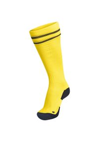Getry piłkarskie dla dorosłych Hummel Element Football Sock. Kolor: żółty, wielokolorowy, pomarańczowy, czarny. Sport: piłka nożna