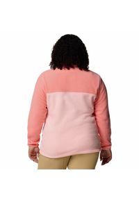 columbia - Bluza polarowa damska Columbia Benton Springs 1/2 Snap Pullover Fleece II. Kolor: różowy. Materiał: polar