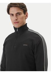 BOSS Bluza 50554780 Czarny Regular Fit. Kolor: czarny. Materiał: syntetyk #4