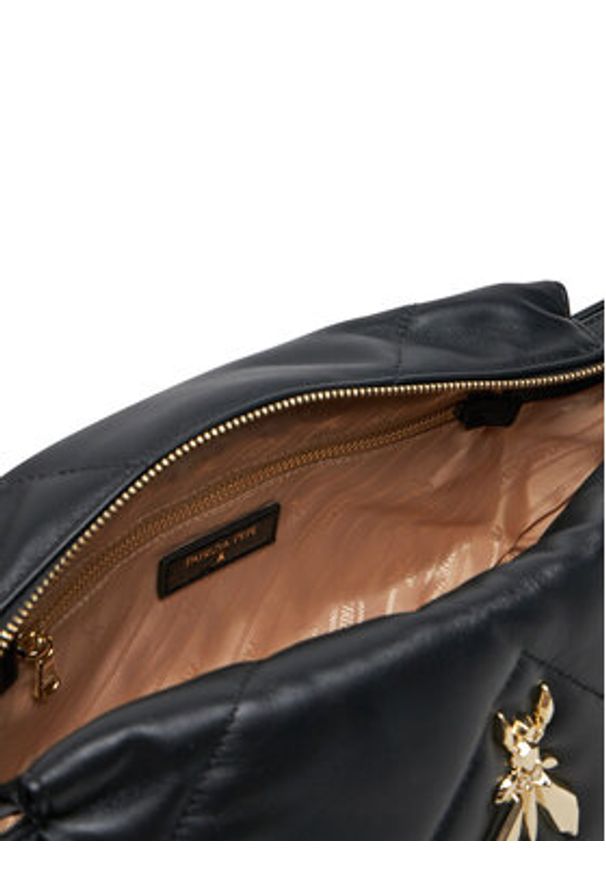 Patrizia Pepe Torebka 8B0197/L113 Czarny. Kolor: czarny. Materiał: skórzane