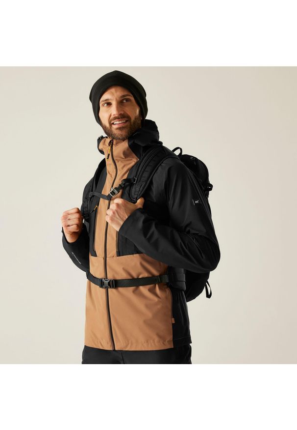 Regatta - Kurtka męska 3 w 1 Sacramento. Kolor: brązowy. Materiał: puch, materiał. Sport: turystyka piesza