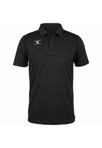 GILBERT - Dziecięca koszulka polo Gilbert Photon. Typ kołnierza: polo. Kolor: czarny #1