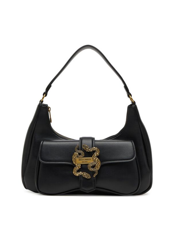 Just Cavalli Torebka 79RA4BA4 ZSA89 Czarny. Kolor: czarny. Materiał: skórzane
