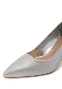 DeeZee Szpilki BK-0807-1 Srebrny. Kolor: srebrny. Materiał: skóra. Obcas: na szpilce #3