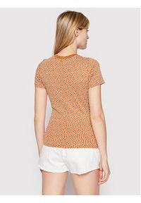 Levi's® T-Shirt Rib Baby 37697-0043 Pomarańczowy Slim Fit. Kolor: pomarańczowy. Materiał: bawełna #4