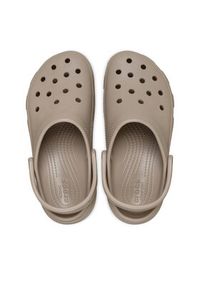 Crocs Klapki Classic Platform Clog 206750 Beżowy. Kolor: beżowy. Obcas: na platformie #4