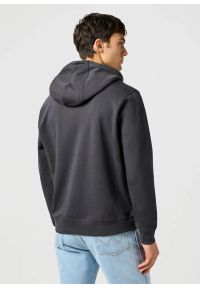 Wrangler - MĘSKA BLUZA WRANGLER SMALL LOGO HOODIE FADED BLACK 112364094 #3
