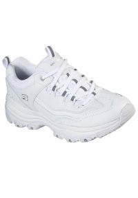 skechers - Buty damskie Skechers Iconic Unabashed 88888281WSL - białe. Zapięcie: sznurówki. Kolor: biały. Materiał: guma, materiał, skóra, syntetyk. Szerokość cholewki: normalna. Model: Skechers Sport