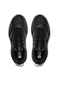 BOSS - Boss Sneakersy Levitt Runn 50513142 Czarny. Kolor: czarny. Materiał: skóra #3