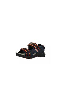 Geox - Sandały GEOX JR SANDAL STRADA A Niebieski. Kolor: niebieski. Materiał: syntetyk, skóra. Sezon: lato