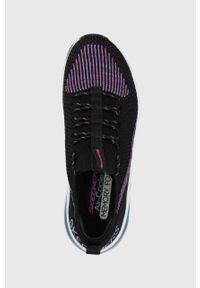 skechers - Skechers sneakersy kolor czarny. Nosek buta: okrągły. Zapięcie: sznurówki. Kolor: czarny. Materiał: guma #4