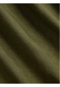 Polo Ralph Lauren Koszula 710968925003 Khaki Slim Fit. Typ kołnierza: polo. Kolor: brązowy. Materiał: len