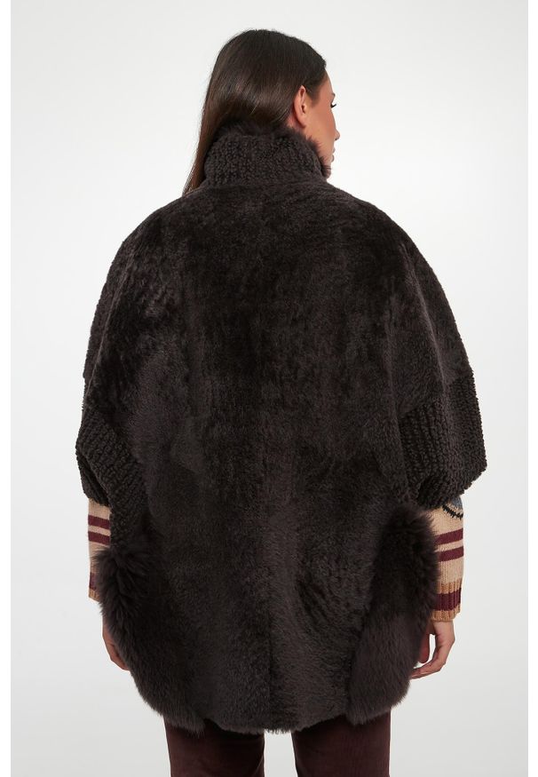 Kamizelka damska dwustronna futrzana DIEGO M. Materiał: futro