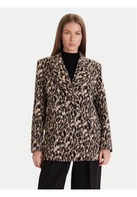 Maryley Marynarka 25IB112/36BE Beżowy Regular Fit. Kolor: beżowy. Materiał: syntetyk #1