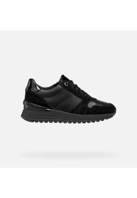 Tenisówki Geox Model D Desya Kolor Czarny. Kolor: czarny. Materiał: syntetyk, tkanina, skóra