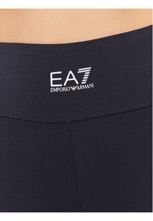 EA7 Emporio Armani Kolarki 3RTS61 TJ01Z 1554 Granatowy Slim Fit. Kolor: niebieski. Materiał: bawełna