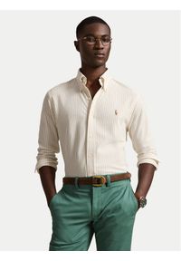Polo Ralph Lauren Koszula 710B25852002 Beżowy Regular Fit. Typ kołnierza: polo. Kolor: beżowy. Materiał: bawełna #1