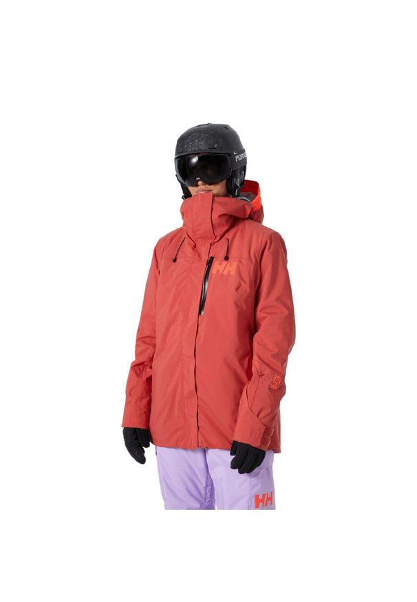 Kurtka Narciarska damska Helly Hansen W Powshot Jacket Poppy. Kolor: czerwony. Sport: narciarstwo