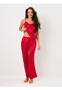 Sinsay - Piżama dwuczęściowa na ramiączkach - czerwony. Kolor: czerwony #1