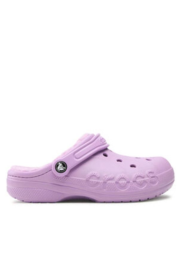 Crocs Klapki 9 Baby Lined Clog 205969-5Q5 Fioletowy. Kolor: fioletowy