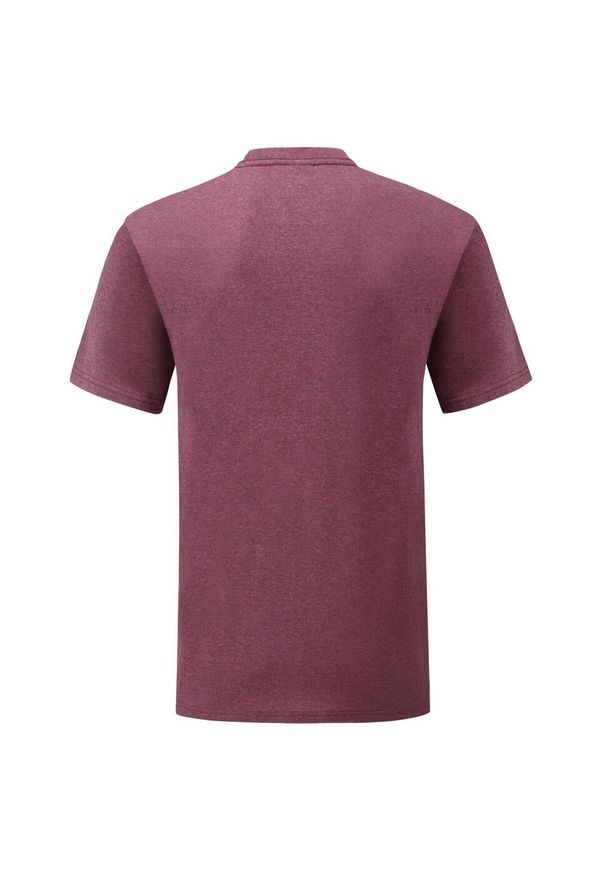 FRUIT OF THE LOOM - Koszulka Unisex Dla Dorosłych Valueweight. Kolor: czerwony, wielokolorowy, brązowy