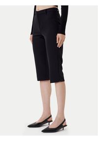 only - ONLY Spodnie capri Gitta 15349571 Czarny Slim Fit. Kolor: czarny. Materiał: syntetyk
