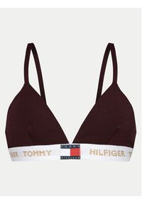 TOMMY HILFIGER - Tommy Hilfiger Biustonosz braletka UW0UW05651 Bordowy. Kolor: czerwony. Materiał: bawełna #7