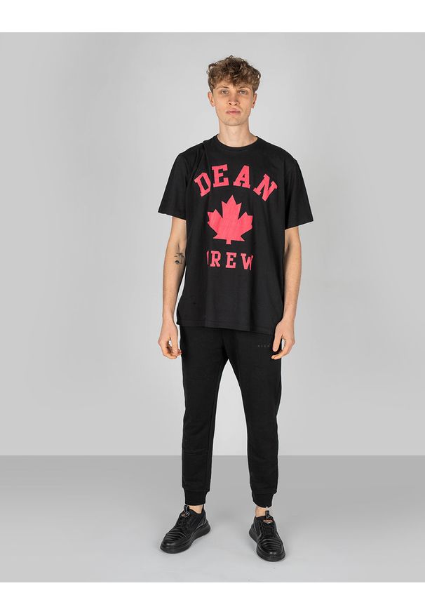 DSQUARED2 - Dsquared2 T-shirt | S74GD0713 | Mężczyzna | Czarny. Kolor: czarny. Materiał: bawełna. Długość rękawa: krótki rękaw. Długość: krótkie. Wzór: nadruk