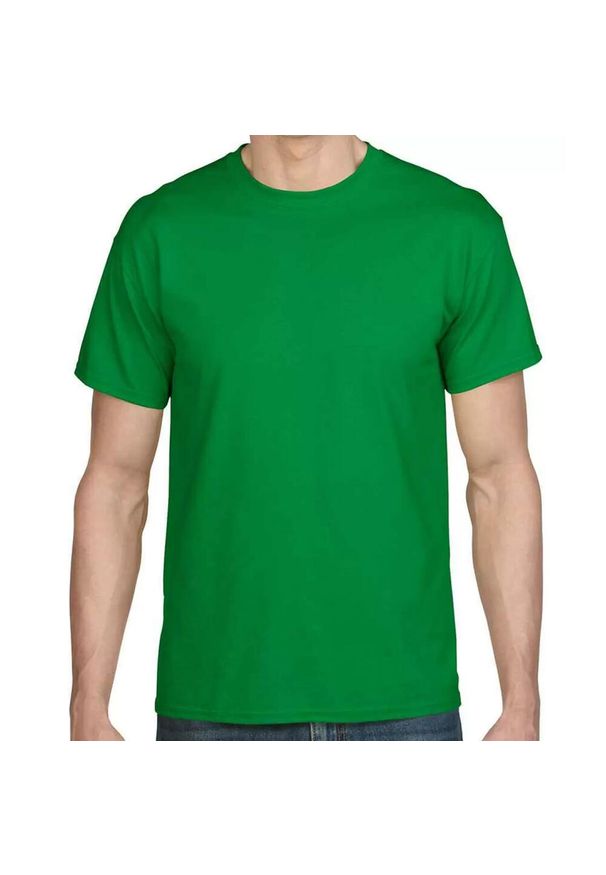 GILDAN - Koszulka DryBlend Unisex Dla Dorosłych. Kolor: zielony. Sport: turystyka piesza