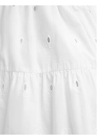 Desigual Spódnica maxi Vicenza 24SWFW05 Biały Regular Fit. Kolor: biały. Materiał: bawełna #5