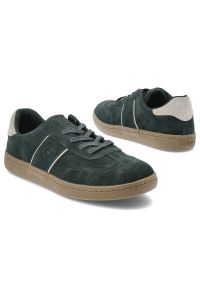 Big-Star - Zielone Sneakersy Big Star Sportowe Obuwie Męskie. Okazja: na co dzień. Zapięcie: sznurówki. Kolor: zielony. Materiał: guma, materiał. Szerokość cholewki: normalna. Sport: turystyka piesza #3