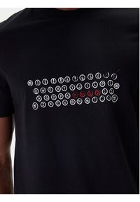 Hugo - HUGO T-Shirt Deyss 50553755 Czarny Regular Fit. Kolor: czarny. Materiał: bawełna #4